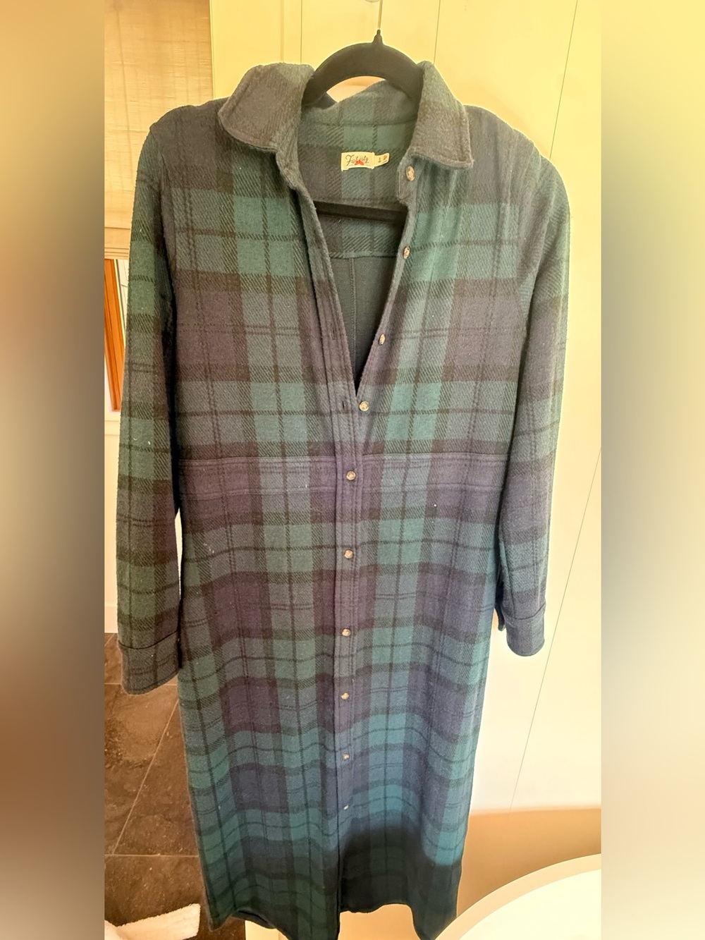 Faherty Legend Sweater Maxi Shirt Dress